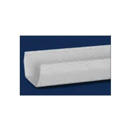 Euramax Canada Amerimax Contemporary Gutter, 10 ft L, 4 in W, Vinyl, White T0473